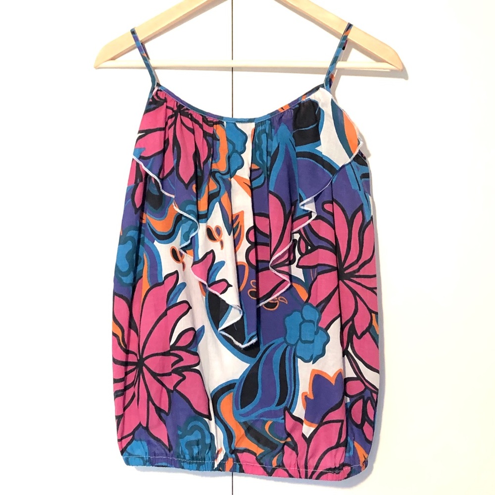 Sisley Floral tank top blouse
